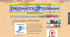 Desktop Screenshot of prismatictsunami.com